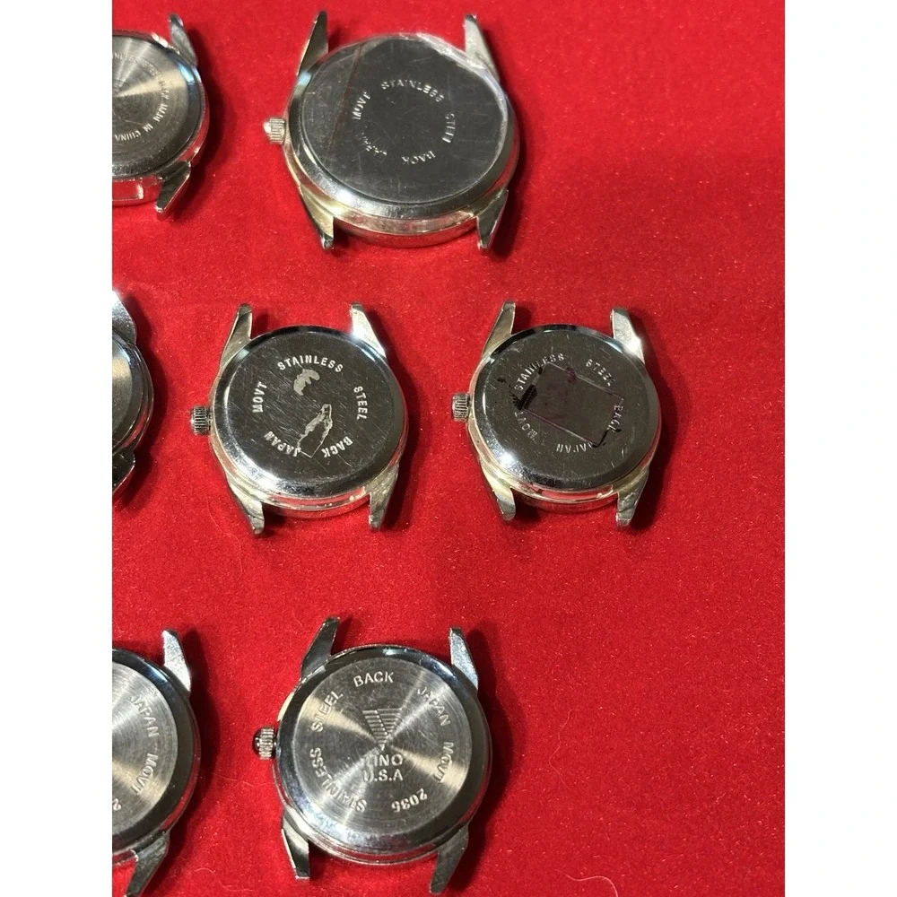 Large Lot (16)  of Native American Style Replacement Watch Faces  New Batteries